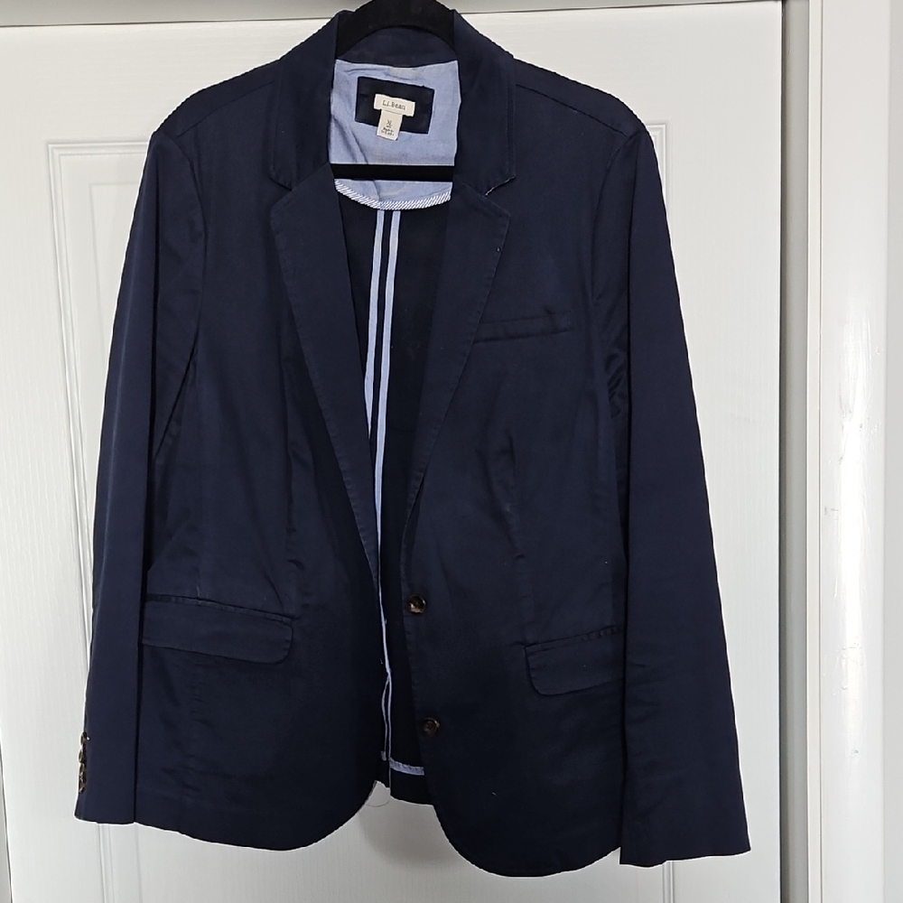 L.L. Bean Dark Blue Blazer